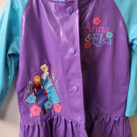 Disney Frozen raincoat jacket 3t - Picture 2 of 4